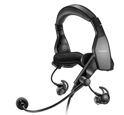 FAA TSO-gecertificeerde grondondersteuningsapparatuur voor vliegtuigen Bose Proflight Series 2 Piolt-headset